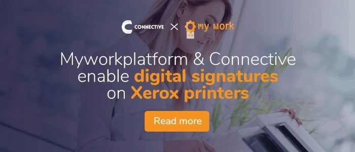 Sign digitally on Xerox printer